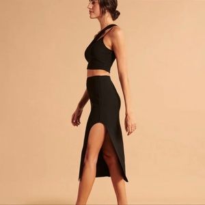Abercrombie elevated slim mini skirt